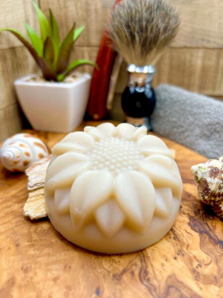 Beardless shaving soap