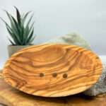 Seifenschale aus Olivenholz oval
