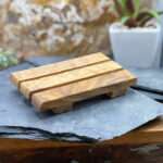 Seifenablage aus Olivenholz